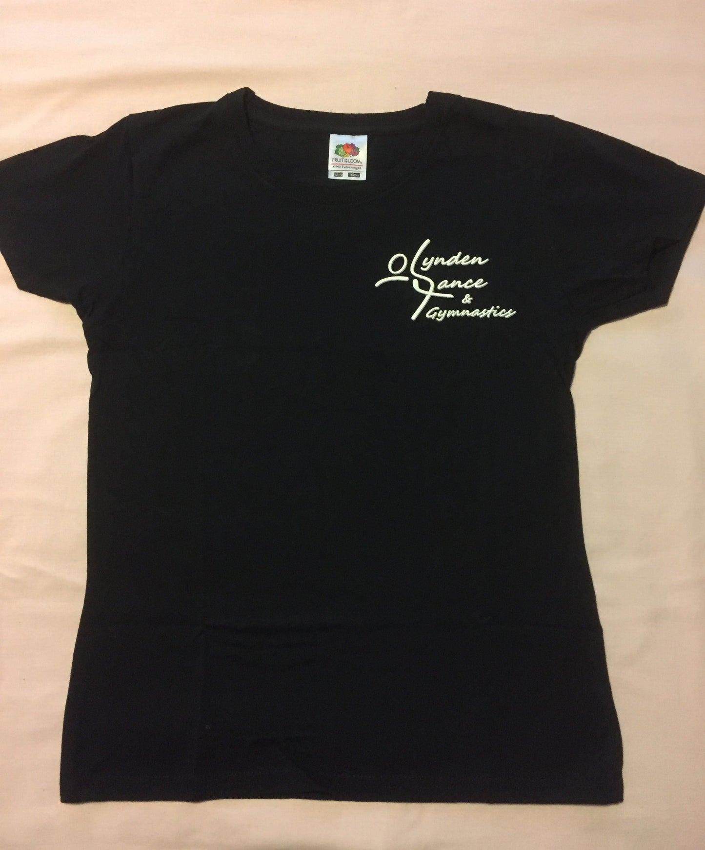 Uniform T-Shirt, black with white Lynden logo